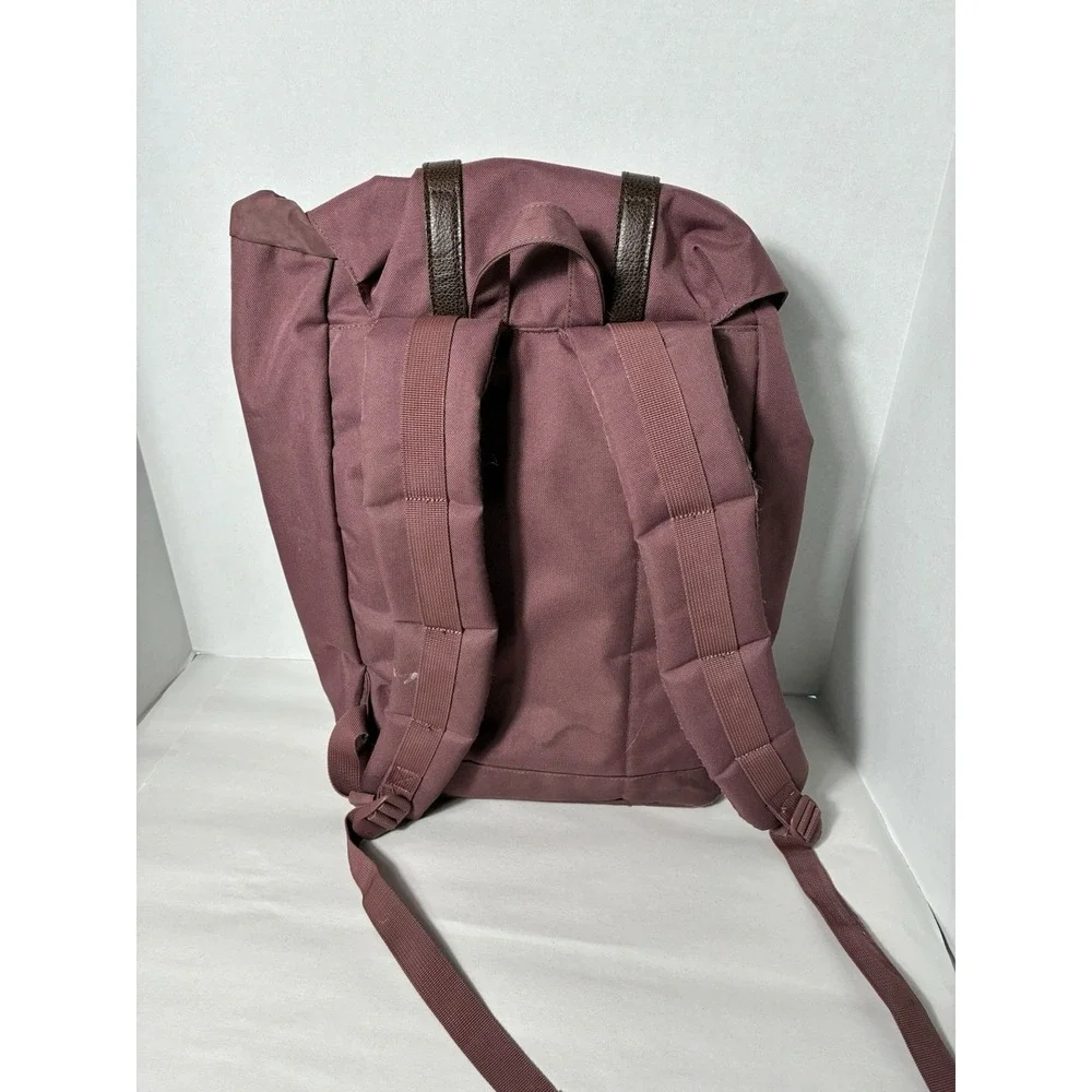 Herschel Supply Company Retreat Backpack-brown With Candy Strip Red Interior 18